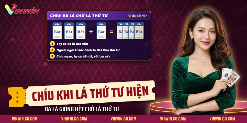 Ba lá Bát Văn giống hệt chờ lá thứ tư để chíu trong bài Chắn